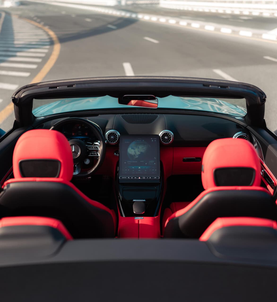 арендовать MERCEDES SL43 AMG  длительный срок в Дубае
